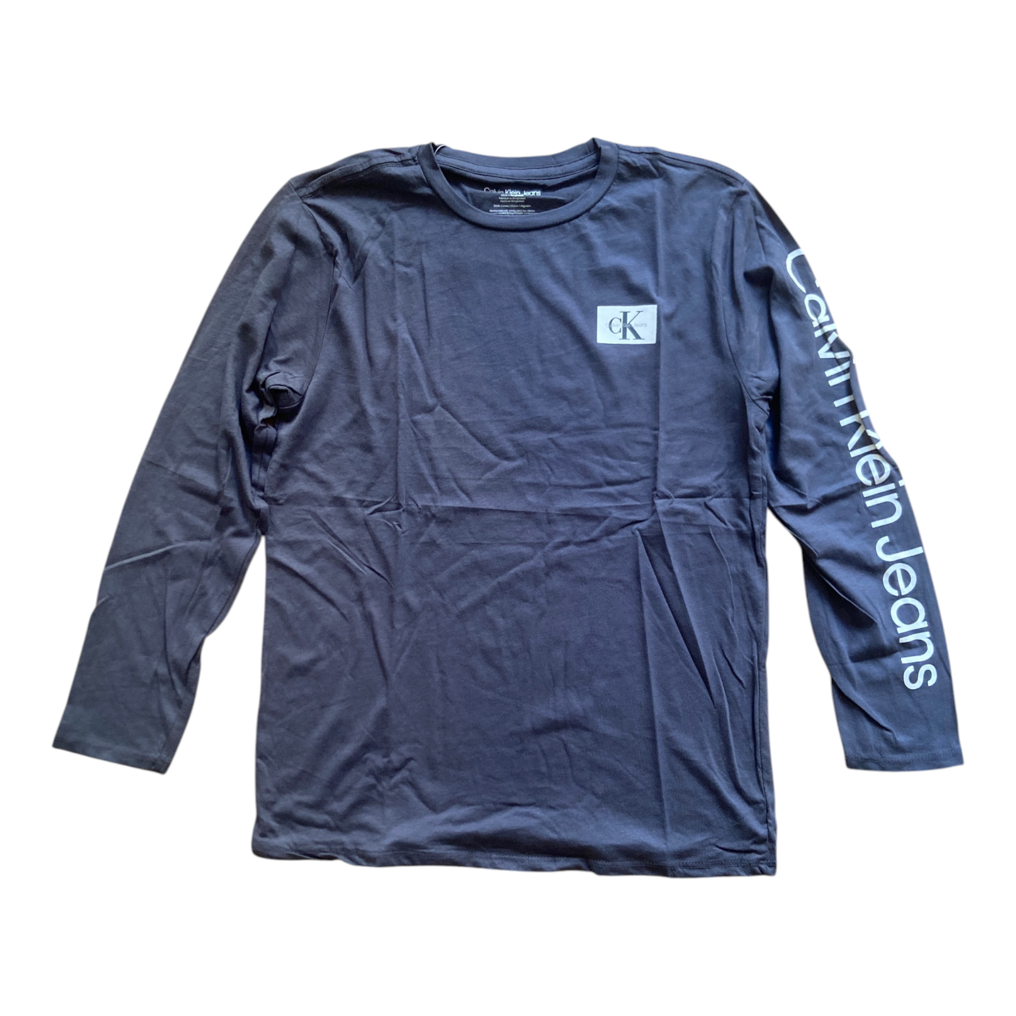 T-shirt Calvin Klein Jeans Enfant Manches Longues Col Rond