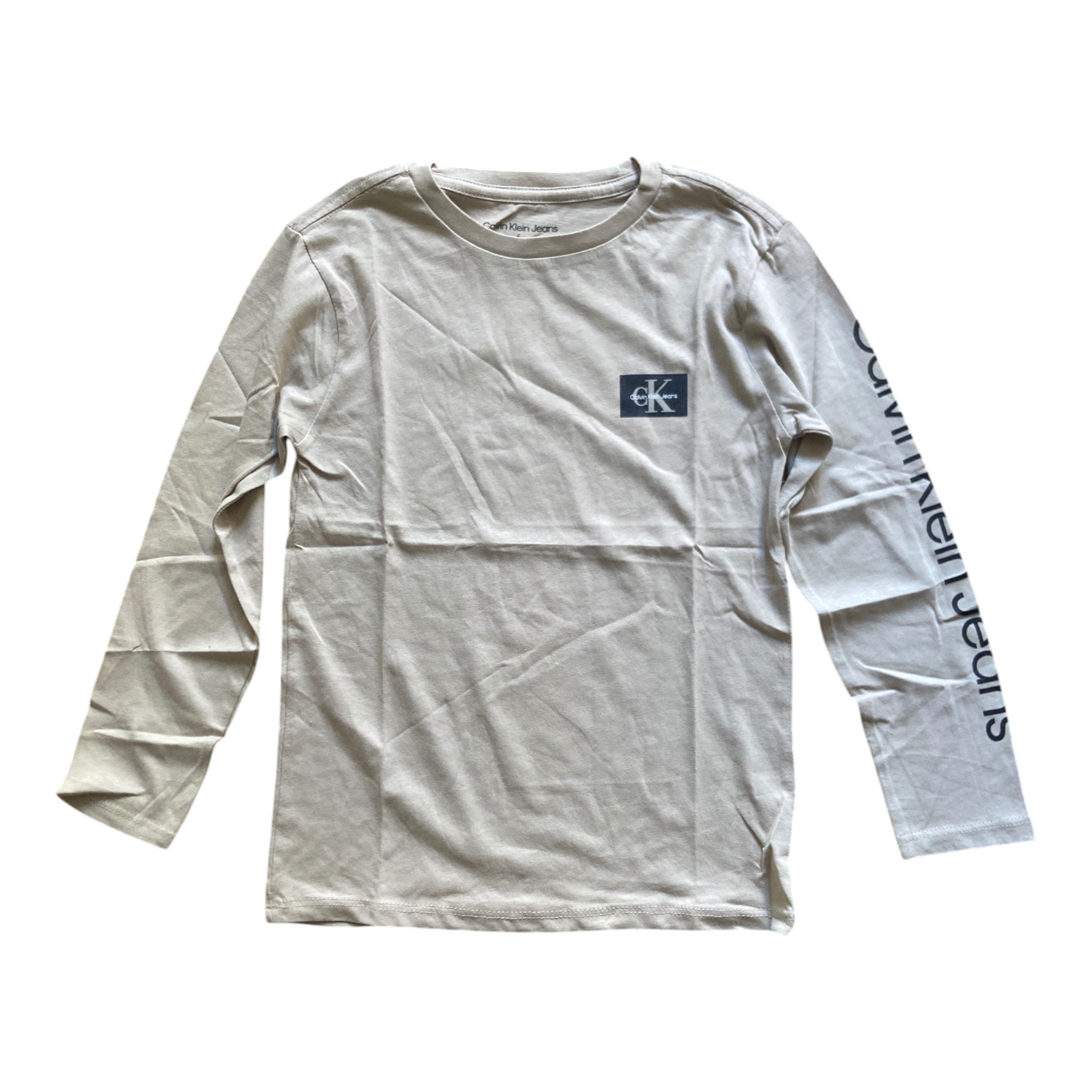 T-shirt Calvin Klein Jeans Enfant Manches Longues Col Rond