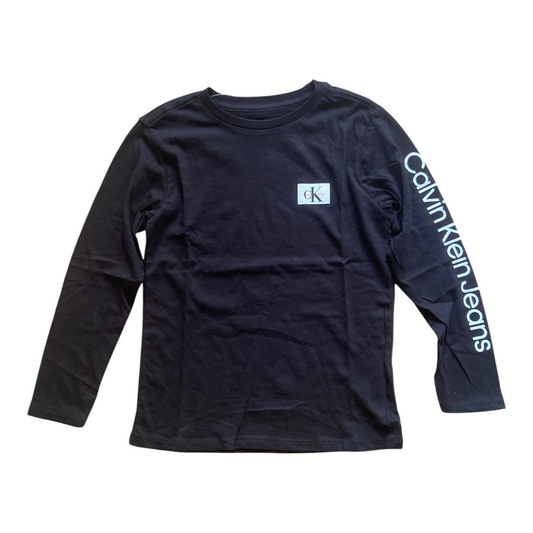T-shirt Calvin Klein Jeans Enfant Manches Longues Col Rond