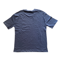 T-shirt Calvin Klein Jeans Garçon Gris Anthracite Logo CK Embossé