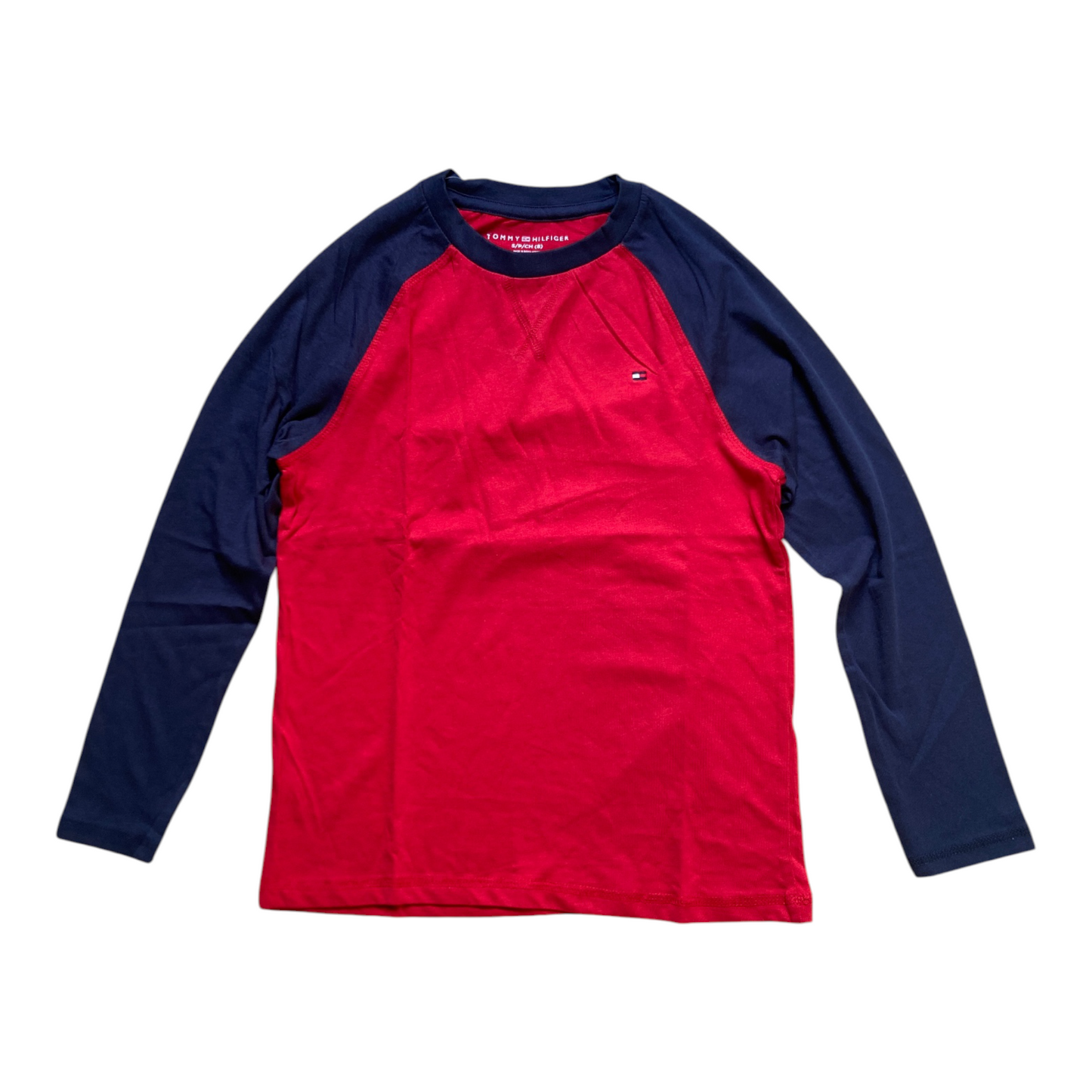 Tommy Hilfiger Boys Long Raglan Sleeve T-Shirt