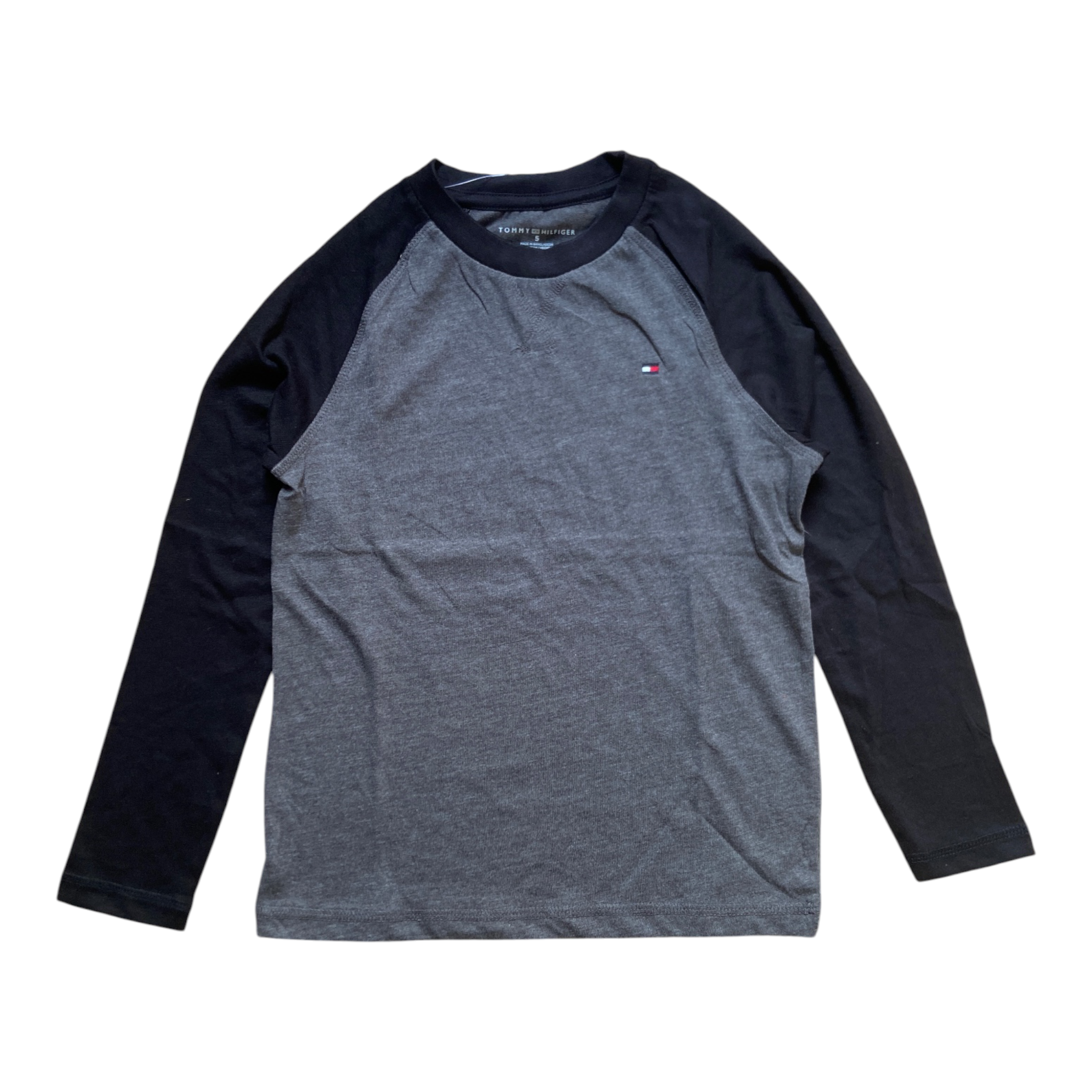 Tommy Hilfiger Boys Long Raglan Sleeve T-Shirt