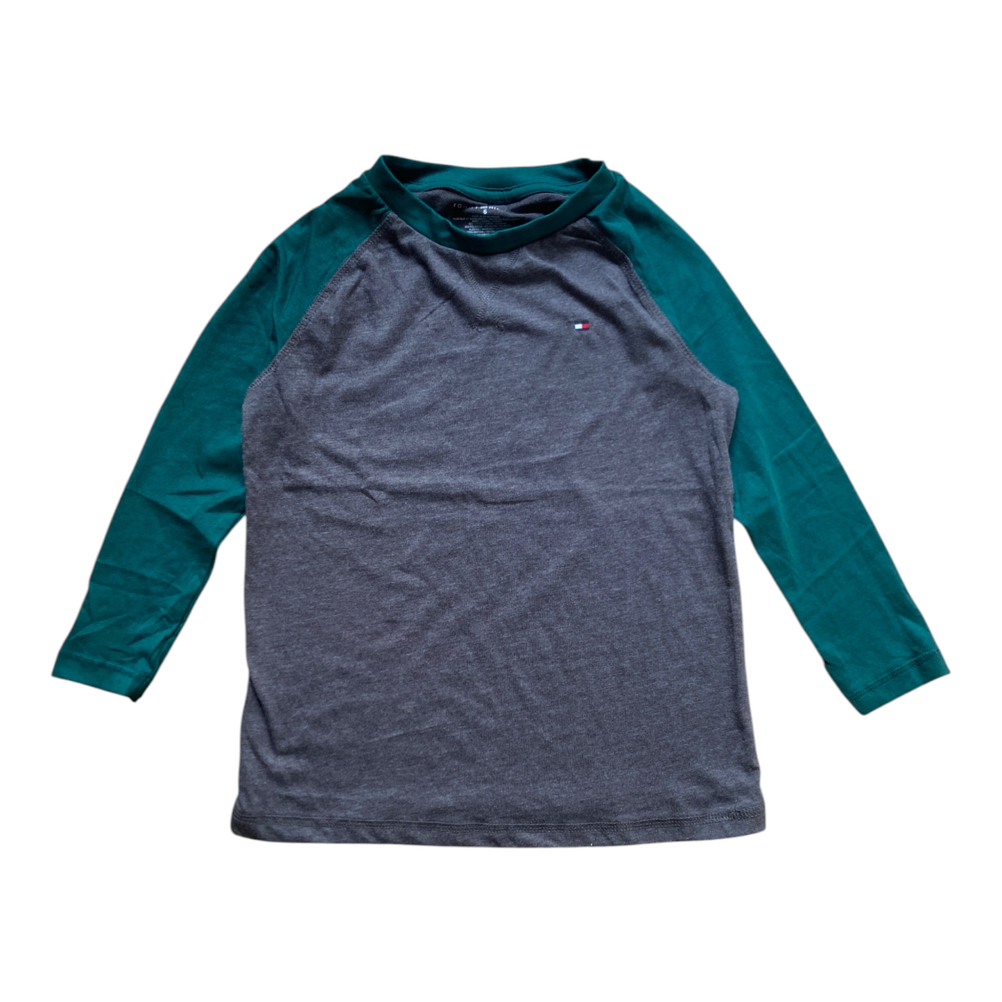 Tommy Hilfiger Boys Long Raglan Sleeve T-Shirt