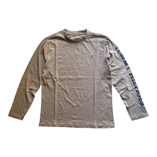 T-Shirt Enfant Manches Longues Tommy Logo – Haut Coton Confortable Style Casual