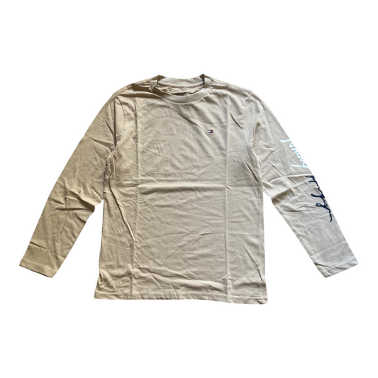 T-Shirt Enfant Manches Longues Tommy Logo – Haut Coton Confortable Style Casual