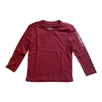 T-Shirt Enfant Manches Longues Tommy Logo – Haut Coton Confortable Style Casual