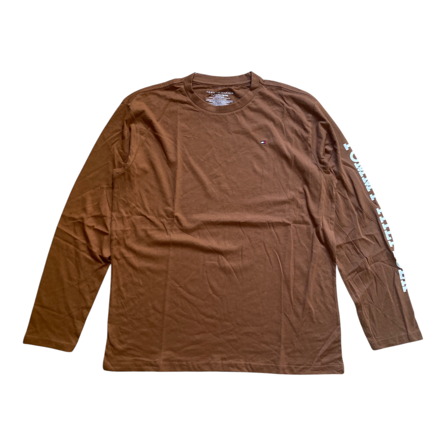 T-Shirt Enfant Manches Longues Tommy Logo – Haut Coton Confortable Style Casual
