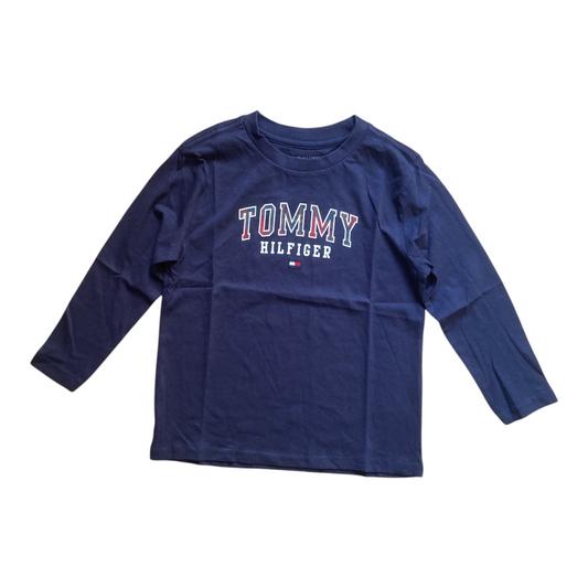 T-shirt Tommy Hilfiger Logo Manches Longues – Coton Confort | KB0KB04432