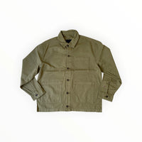 Tommy Hilfiger Chore Jacket Workwear in durable fabric, featuring classic design and brand logo, suitable for casual and work wear.